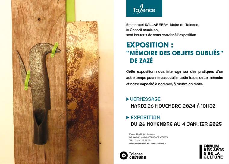 Exposition du 26 novembre au 04 janvier 2024 !